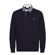GANT Reg Chambray Heavy Rugger Marinblå