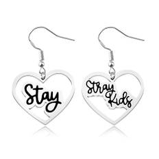 SKZ Örhängen Stray Kids Merch Stay Stray Kids, Rostfritt stål