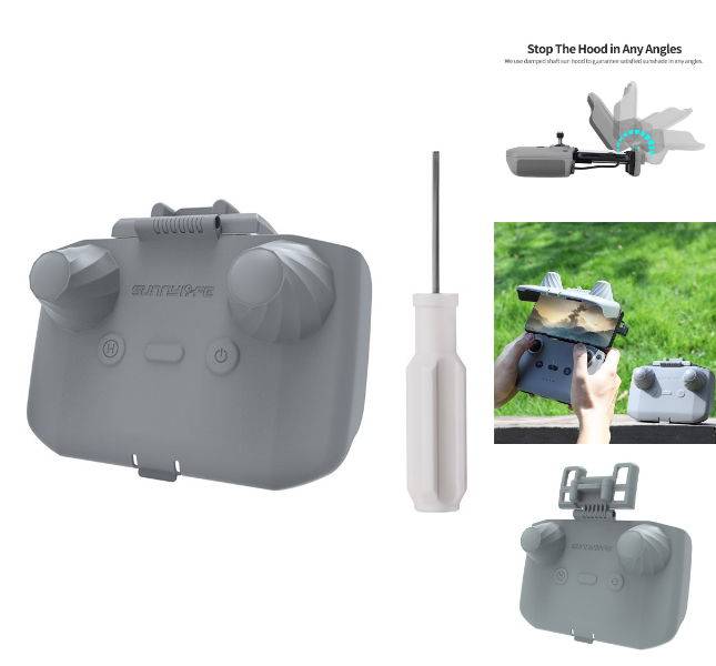 DJI Mini 4 Pro AIR 3 fjernbetjeningsbeskyttelse og solskærm