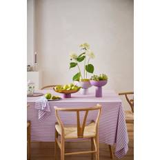 Table Cloth Stripes Lilac 160x250cm