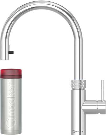 Quooker Flex Round inkl. 3L vandvarmer, krom