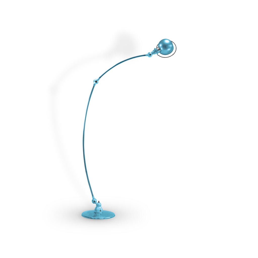 Loft C1260I gulvlampe fra Jieldé - Pastel blue / Blank