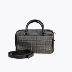 SAINT LAURENT Studded Paris Baby Duffle Bag - Black