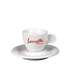 Lucaffè logo espressokop med underkop