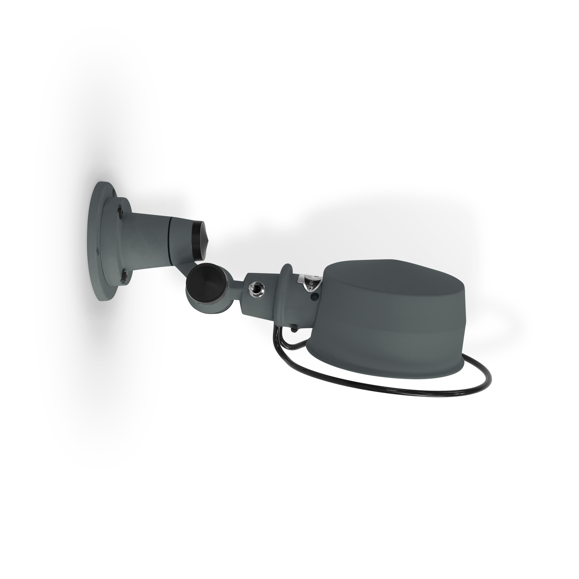 Lak L1000 væglampe fra Jieldé - Granite grey / Blank