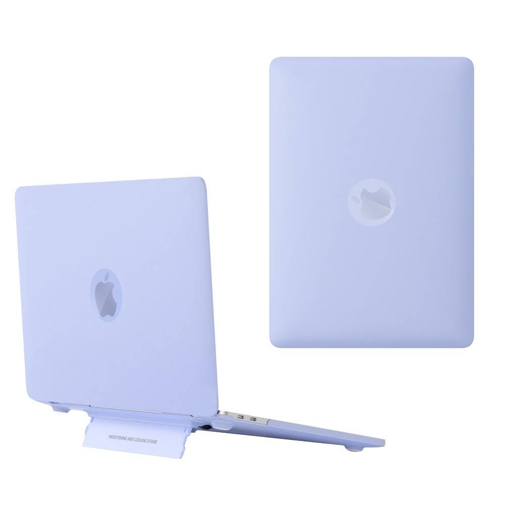 MacBook Air 15 M5/M4/M3/M2 (2026/2025/2024/2022) - Hard cover til front og bagside med Kickstand - Lilla