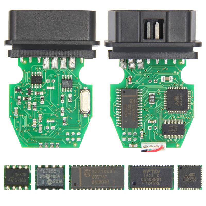 VCP VAG CAN PRO V5.5.1 K-line OBD 2 OBD2 Bil Diagnostik Auto Verktyg FTDI VCP CAN PRO Scanner Kabel För VAG K line CAN BUS Kabel white