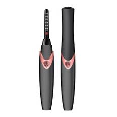 Heated Eyelash Curler Electric Eyelash Curler Quick Heating Long Lasting USB Rechargeable Eyelash svart