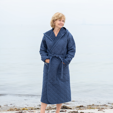 Luksus Badekåben Havet - blå med lynlås - Large