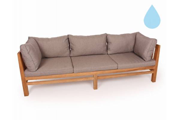 Colorado Teak Sofa 3 pers. Sand Vandafvisende