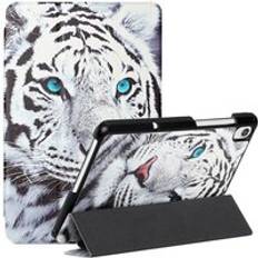 Surfplatta till lenovo smart tab m8 tabm 8 hd fhd tb -8505x 8505f 8705f fodral söt katt tiger varg målad för lenovo m8 fodral fodral - Mh