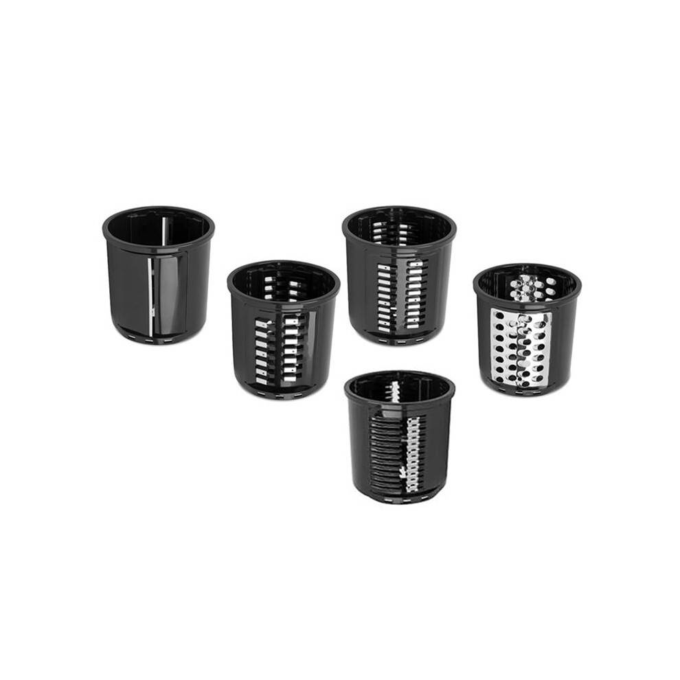 Stand Mixer Slicer/Chopper Attachment, Food Slicer Cheese Grater Attachment, Salad Maker Attachment (with 5 Blades)