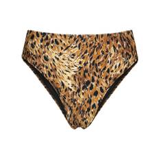 Tropic of C Vibe animal-print bikini bottoms - brown - XS