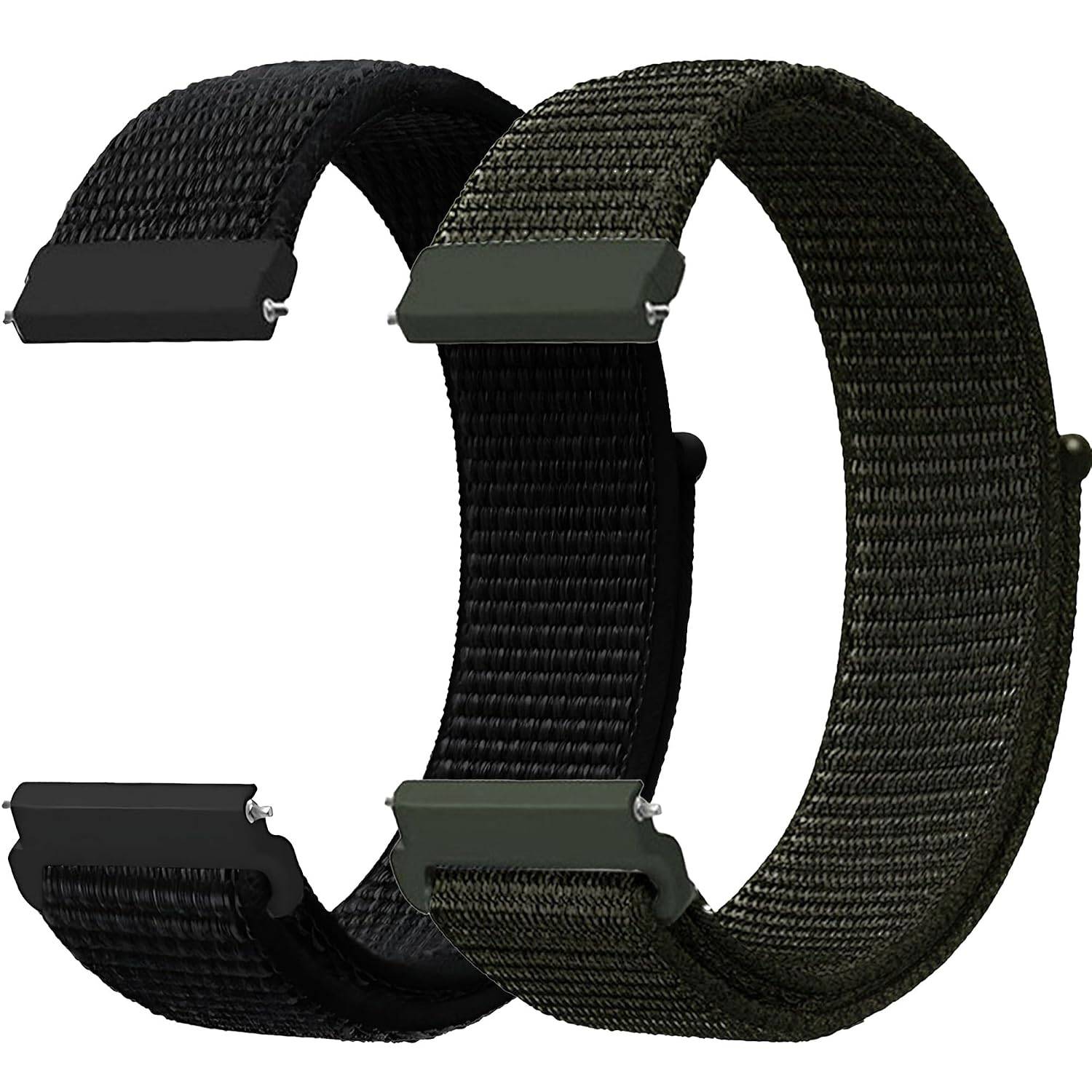 Nylonarmband kompatibelt Casio F-91W F-84 F-94 F-105 A158 A168 AE-1300 AE-1200 AE-1000 F-108 W-217H W-218H SGW-300H W-800H justerbar sport black