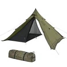 Naturehike Tipi tält histält 3–4 personer indiantält vattentätt vindtätt enkel montering pyramidtält för utomhus camping familjer
