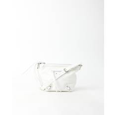 BALENCIAGA Neo Classic Croc Hobo XS Bag - White
