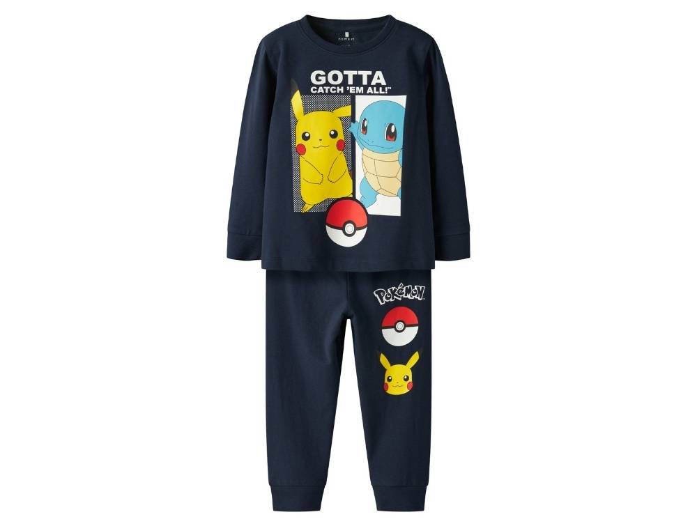 Name It Pyjamas Navy Blazer Med Pokémon Print - Str. 3y 98cm