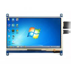 7inch Capacitive Touch Screen LCD (C), 1024×600, HDMI, IPS, Low Power