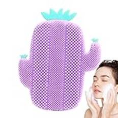 Silicone Face Wash Brush | Silicone Manual Face Scrubber | Soft Silicone Facial Cleansing Brush | Face Washer Scrubber l Facial Cleansing Brush Enhanced Skin Care for various skin types