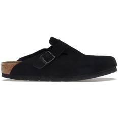 Birkenstock Boston Soft Footbed Suede Black