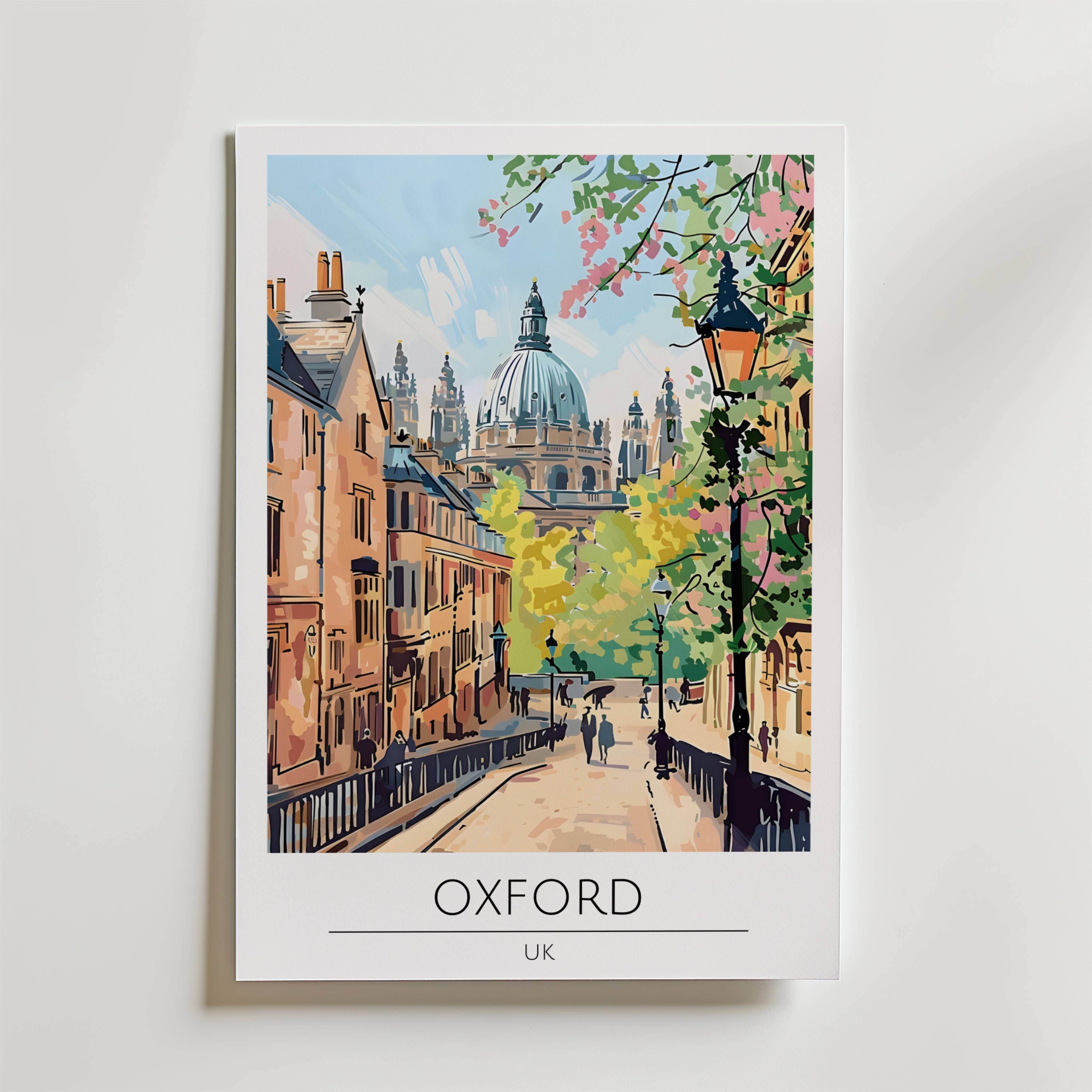 Oxford Dome View Poster - Fine Art Poster 13x18 cm