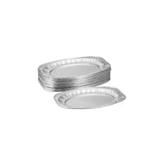 Serveringstallrikar av aluminium, set om 25