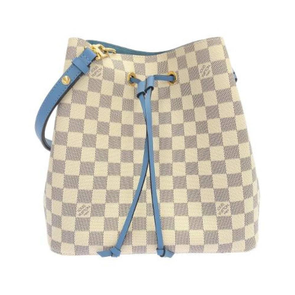 Louis Vuitton Vintage Pre-owned Neo Noe Damier Azur Skuldertaske - Vintage - Dame - Beige - ONE SIZE - Uld