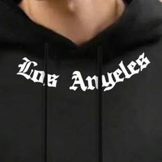Men's Casual Letter Printed Hoodie Sweatshirt, Versatile Workout Commuting - Black - L,M,XL,XXL,XXXL