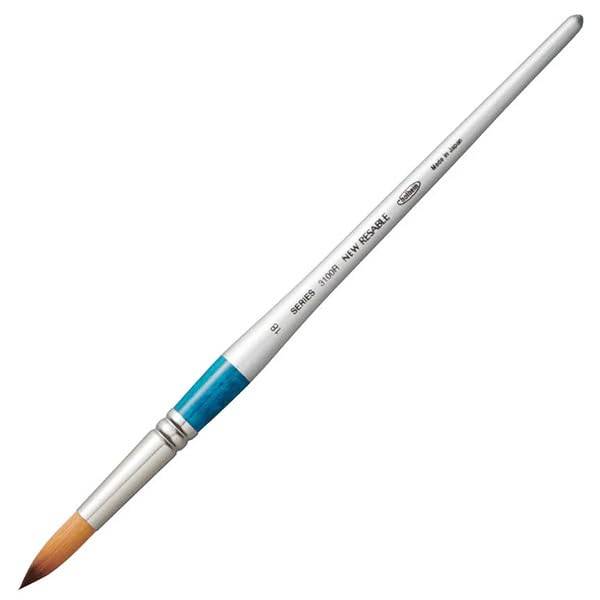 Holbein Watercolor Paint Brush Resable 3100R Round 18 203231 No.