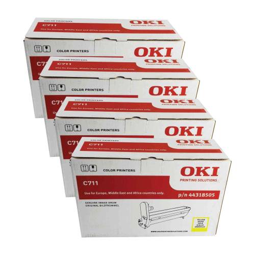 Okidata C711 Image Drum CMYK Pack of 4