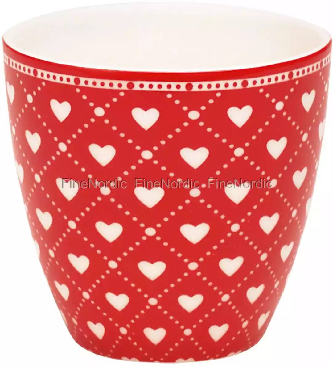 GreenGate Mini Latte Cup "Haven Red"