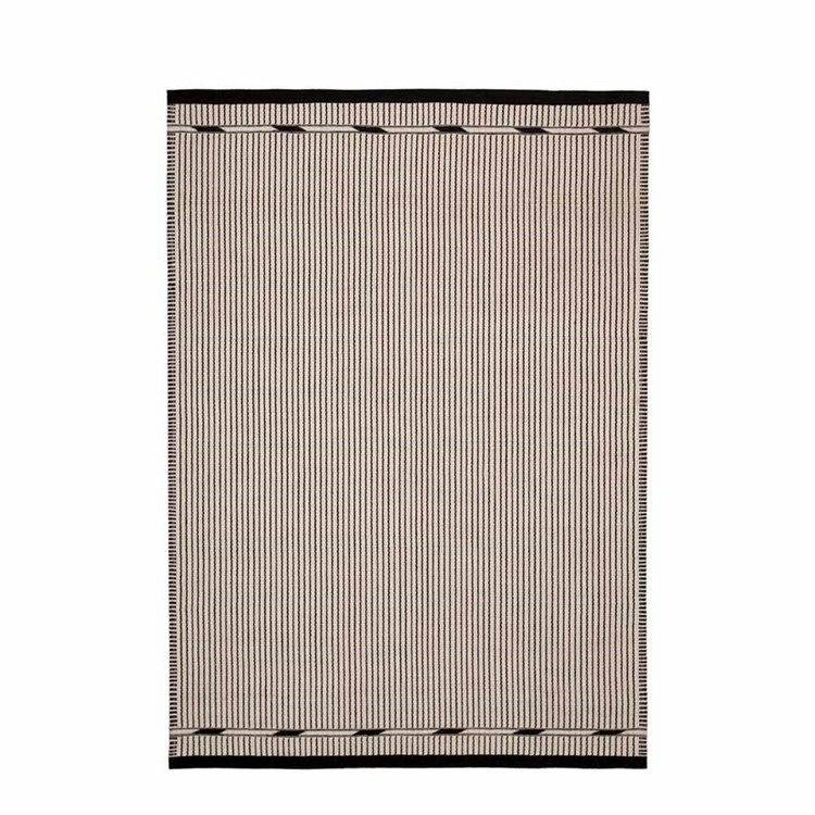 Nordic Modern x Vibeke Klint VK3 Gulvtæppe White/Black 170x240 cm