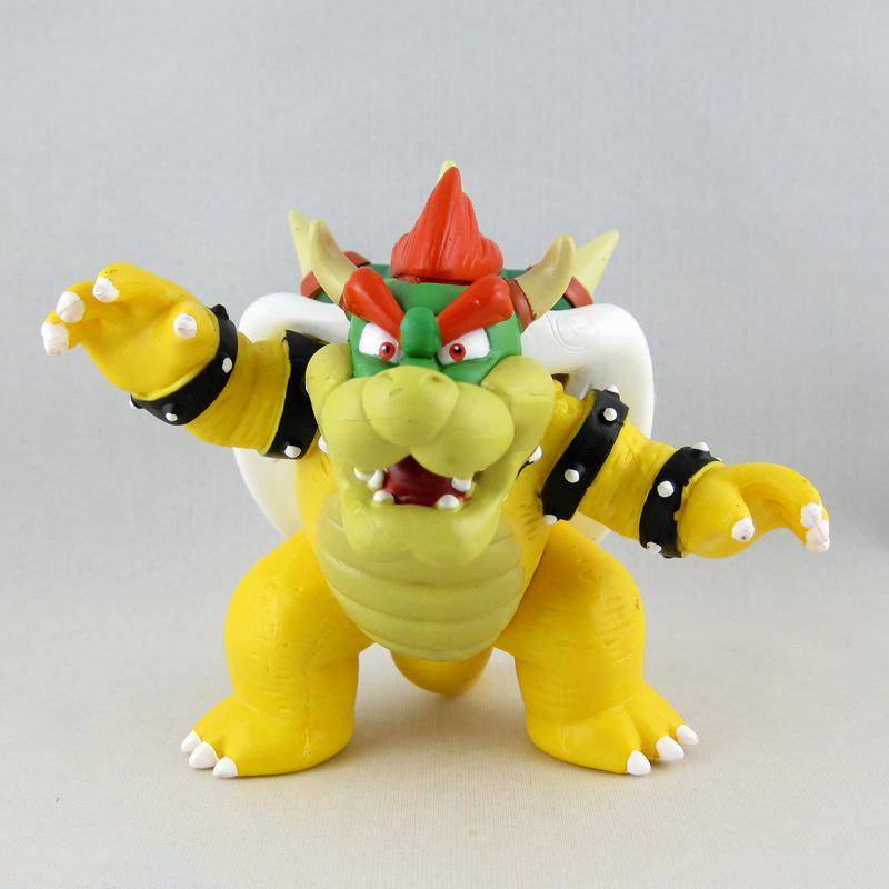 Anime Spel Bowser Koopa PVC Figur Modell Docka Leksak för Barn