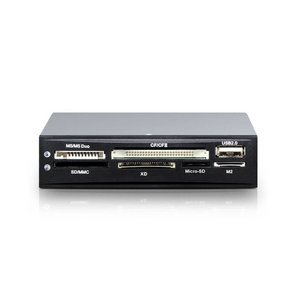 3.5 Inch Front Panel Internal USB 2.0 9Pin Card Reader Hub TF Flash Micro- Card Slot MMC MS CF XD CF Slot