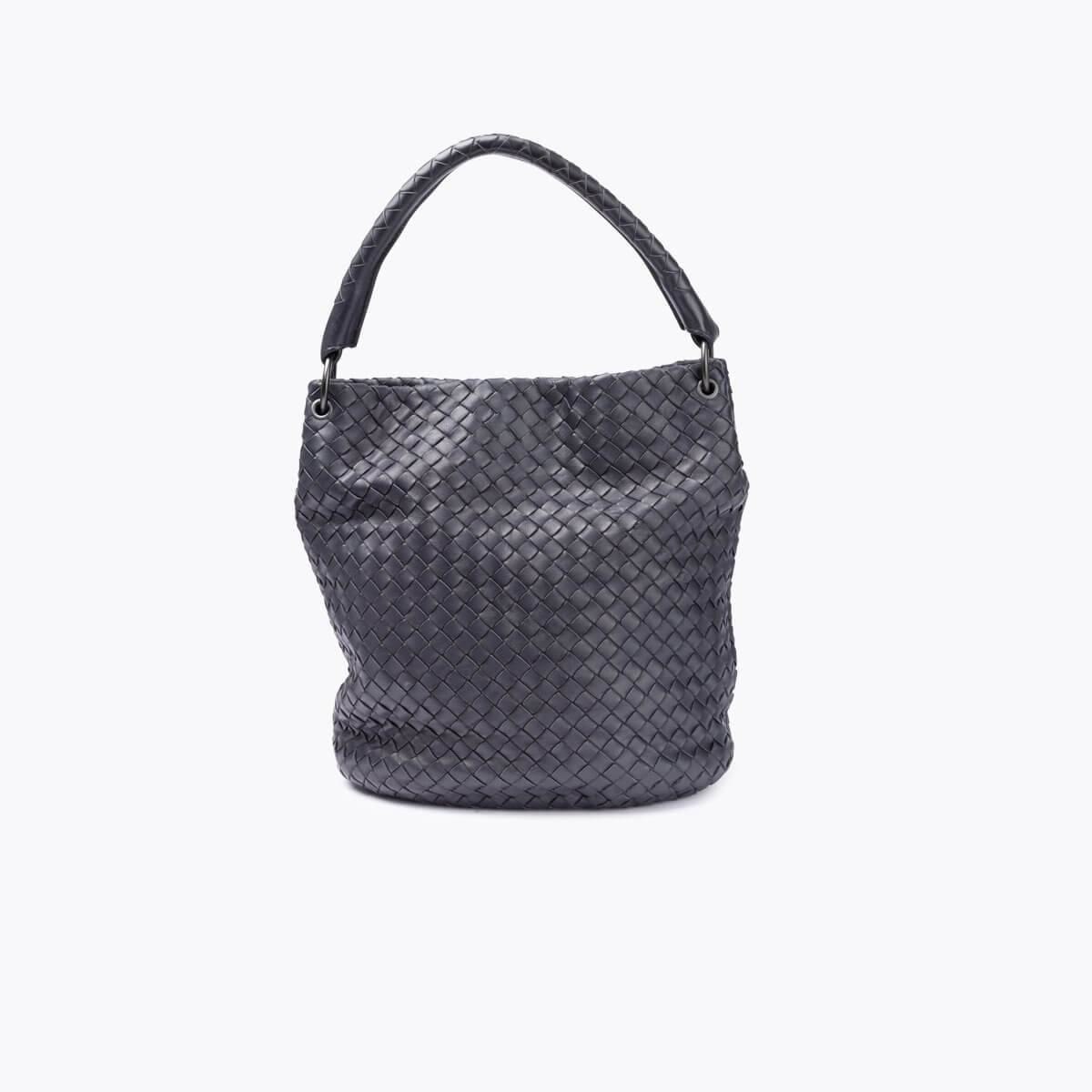 BOTTEGA VENETA Intrecciato Shoulder Bag - Purple - One Size