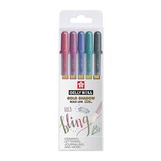 Gelly Roll Gold Shadow - 5-Pack Gel Pens