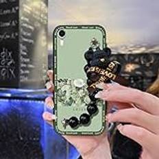 Lulumi-Phone Case For iphone XR/ip XR, Black pearl pendant phone cover mobile phone case Cartoon Simplicity Back Cover cell phone cover Anti-knock Waterproof mobile case silicone