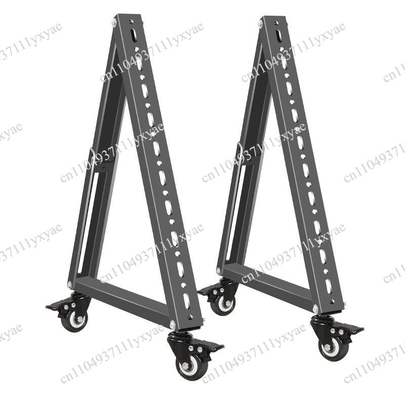 32-75 Inch Low Height TV Stand Movable Tripod Stage Screen Cart Cold-rolled Sheet Material Suitable for Flat Screen TVs