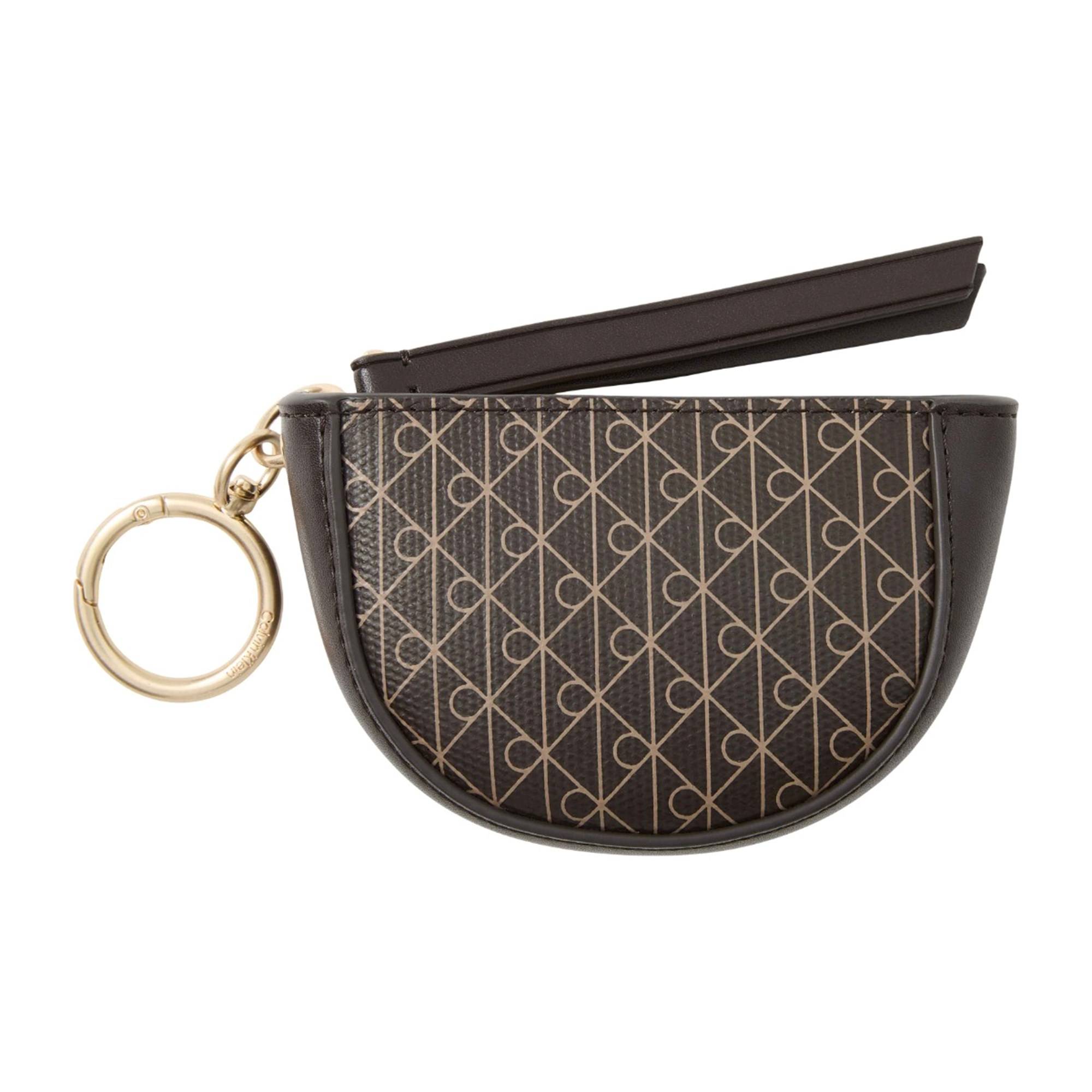 Calvin Klein Bag Charm Emblem - Brun