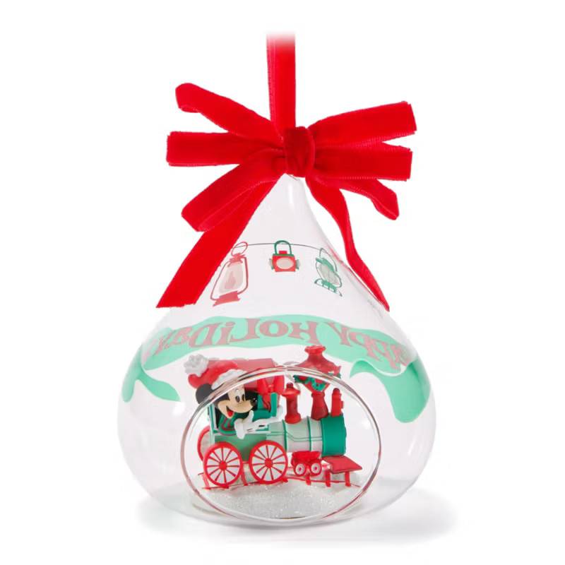 Mickey Mouse Glass Dome Ornament - Multicolored