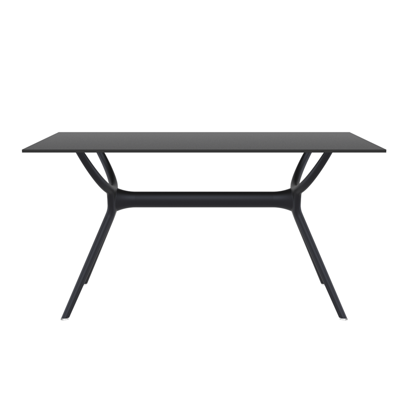 Skovlund Havebord SIESTA Diego - Sort 140 cm | Møbelsalg.dk