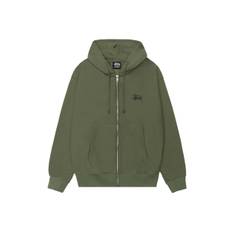 Stussy Basic Stussy Zip Hoodie Ash Heather - XL