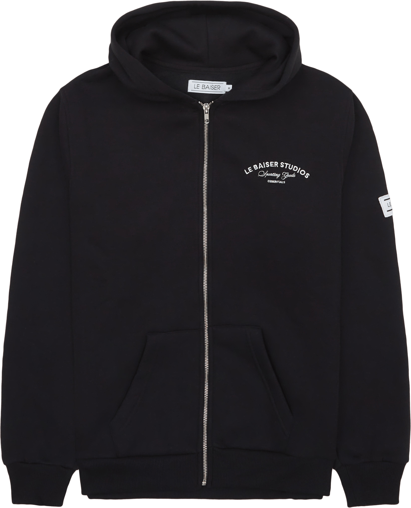 Le Baiser Lappe Hoodie Loose fit - Sort - XXL.