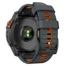 MYSNBKN 26mm Quick Fit Armband für Garmin Fenix 8 51mm/Fenix 7X Pro/Fenix 7X/Fenix 6X/Fenix 6X Pro/Fenix 5X/Fenix 5X Plus/Fenix 3/Fenix 3 HR, Weiches Silikon-Ersatzband