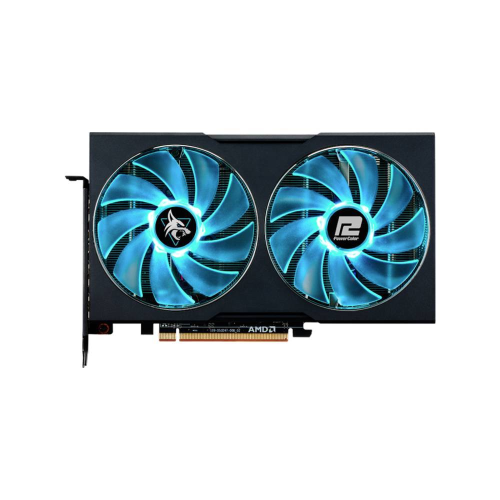 Powercolor Grafikkort AMD Radeon RX 7600 Hellhound 8 GB GDDR6-RAM HDMI, DisplayPort AMD FreeSync