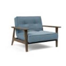 Innovation Living Splitback Frej Chair B: 112 cm - Smoked Oak/525 Mixed Dance Light Blue