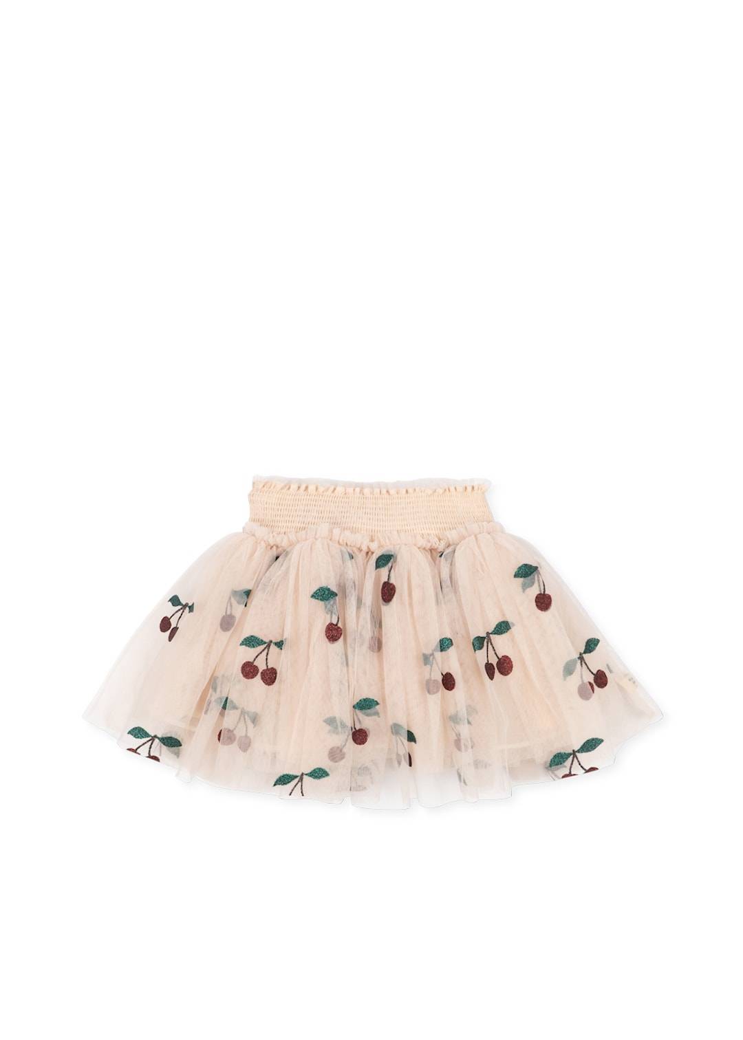 Konges Sløjd Tullie Smockkjol Ma Grande Cerise Glitter Ma Grande Cerise Glitter-18M Röd 18 månader Flickor