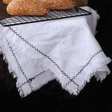 Nostalgisk stil linduk fotografi bakgrundstillbehör för frukt mat bordsskiva fotografering studio foto bakgrund dekorationer - Vit