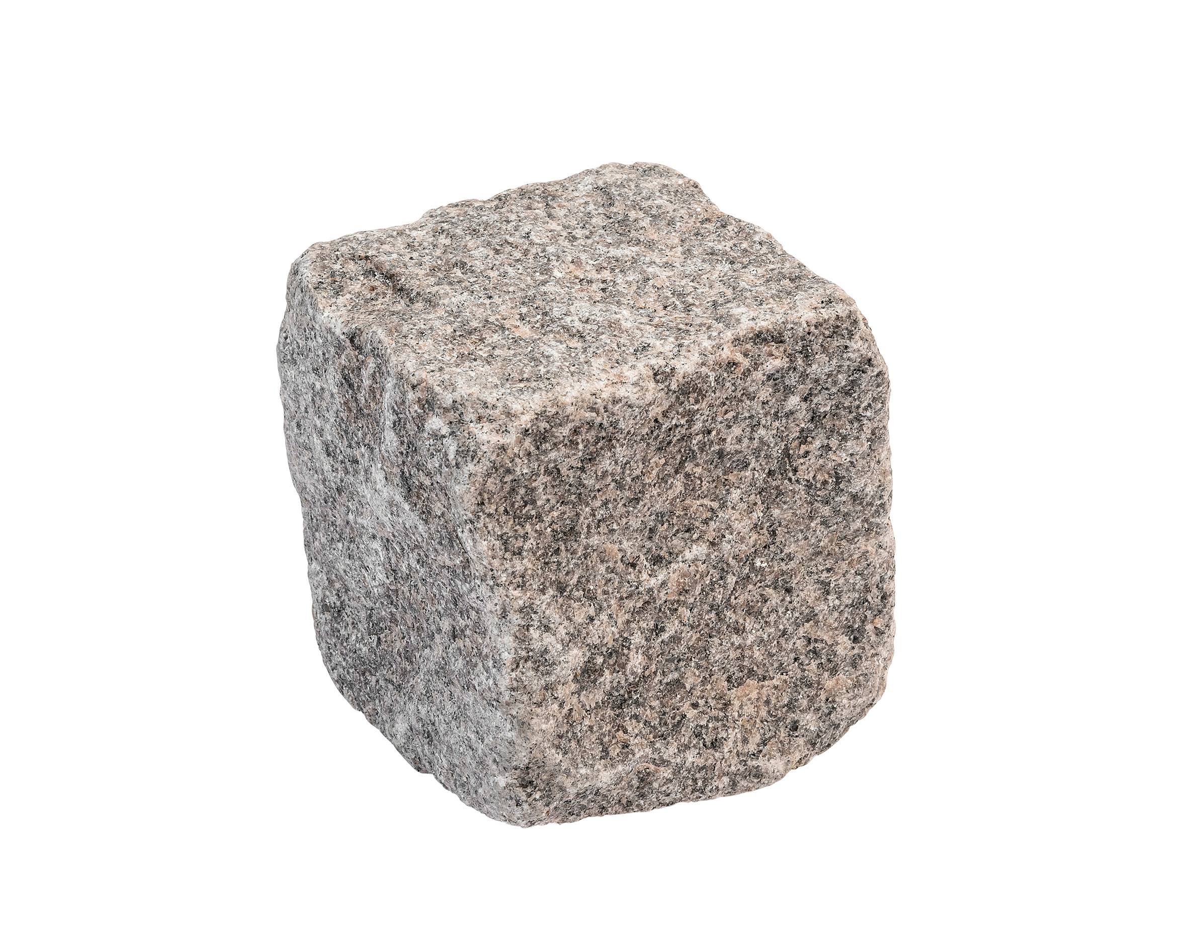 Granit smågatsten Bjärlöv - Gråröd (8/11 cm)