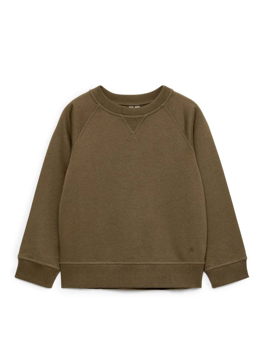 ARKET Cotton Sweatshirt -Brown, 134/140